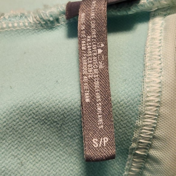 Aerie White & Turquoise Woman’s Racerback Unlined Sportsbra Size Small - Picture 5 of 7